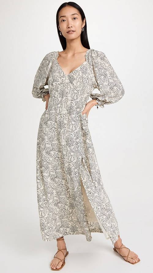 Scotch & Soda Easy Feminine 3/4 Sleeves Maxi Dress | SHOPBOP | Shopbop