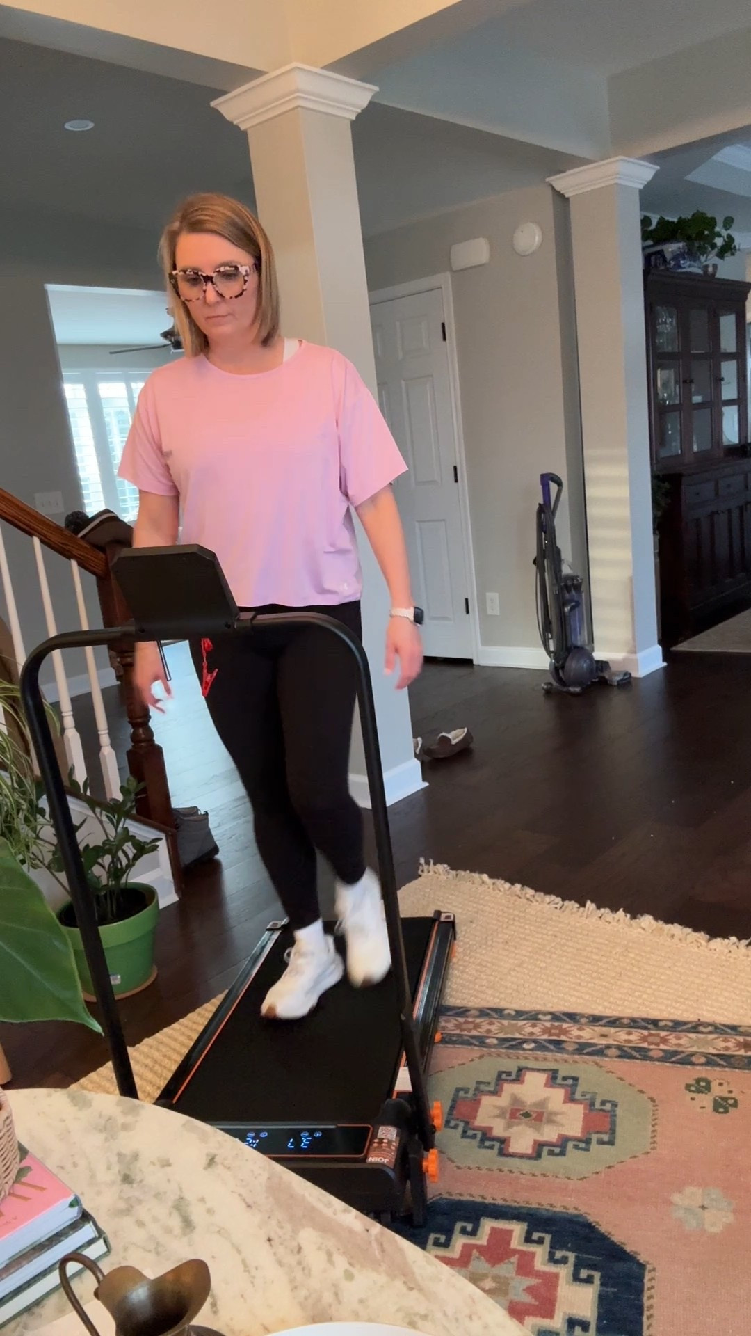 I jumped on the walking pad bandwagon and I think I’m already obsessed. I like how slim this one is and I can fold down the handle for storage. 

#LTKmomlife #LTKfitnessgoals