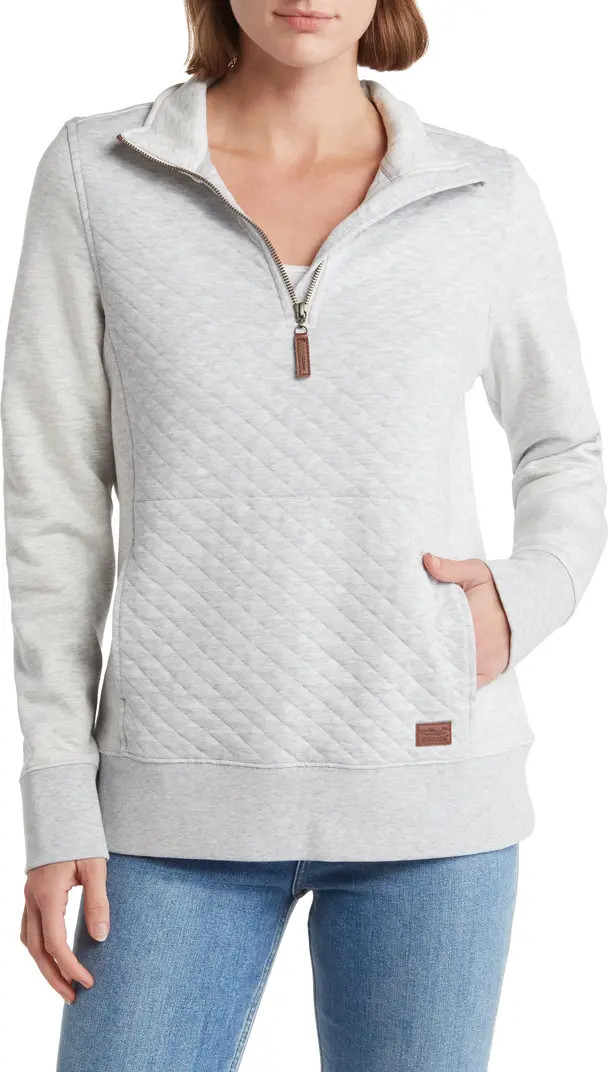 Quilted Quarter Zip Pullover | Nordstrom
