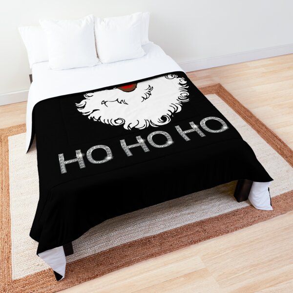 ho black santa Comforter | Redbubble (US)