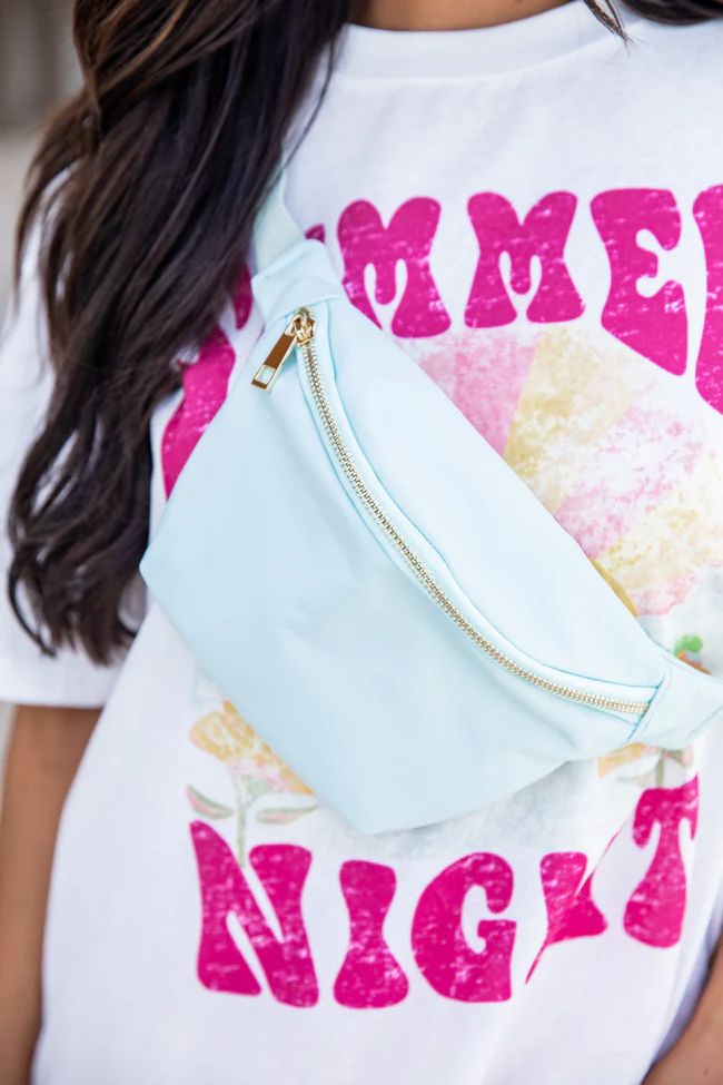 On The Go Mint Belt Bag DOORBUSTER | Pink Lily