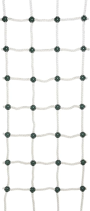 Safe-Kidz Cargo Climbing Net, 100% Polyester Rope Ladder, 96" L x 30" W + Drill Bit & Instruction... | Amazon (US)