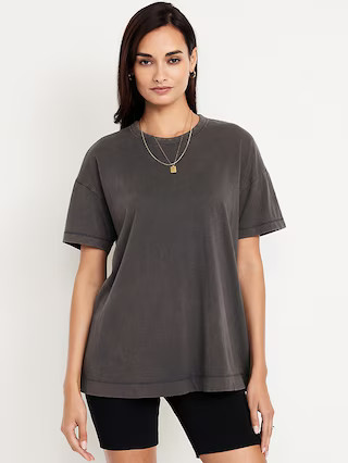 Oversized EveryWear Tunic T-Shirt | Old Navy (US)