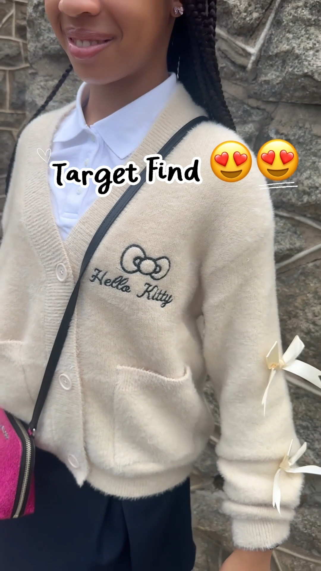 ✨ The cutest Target find ever! My daughter is obsessed with this Hello Kitty cardigan — cozy, girly & under $40!!! Perfect for fall layering + too sweet not to share 🥰🩷

#fallstyle #fallfinds #sweaterweather #girlygirl #bows #girlmom 

#LTKStyleTip #LTKFindsUnder50