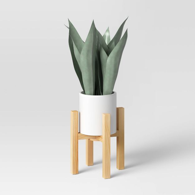 Small Snake Plant in Plant Stand - Threshold&#8482; | Target
