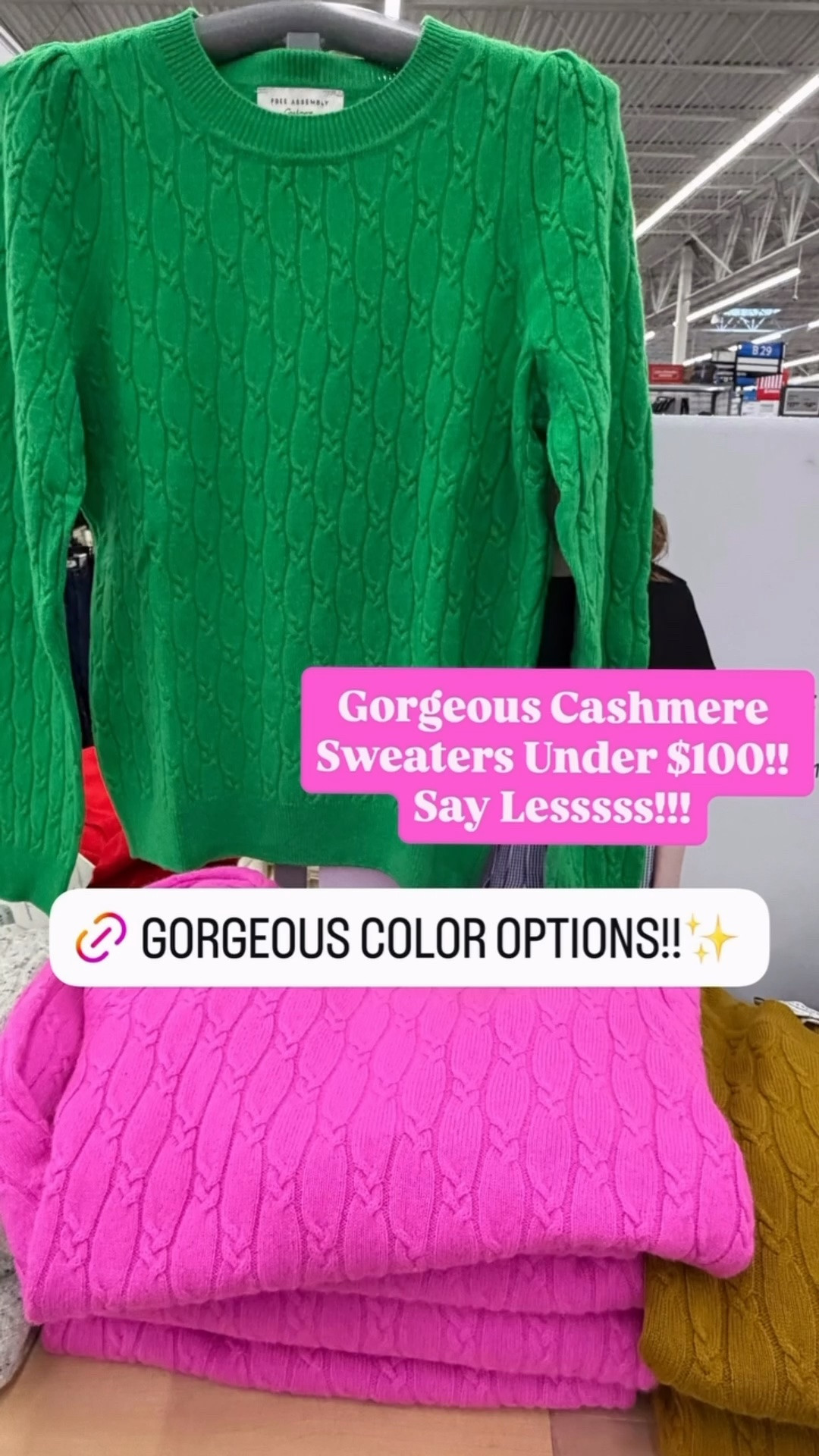 Drop ⭐️SHOP⭐️ for Links!! Gorgeous Cashmere Sweaters Under $100, I’ll Take One of Each Please!! Everything Runs TTS! 

Look & Feel Identical to Very Expensive Cashmere Sweaters! @Walmart is HOT & New Arrivals are Selling FAST!! ✨

#LTKNYFW

#LTKootd #LTKSeasonal