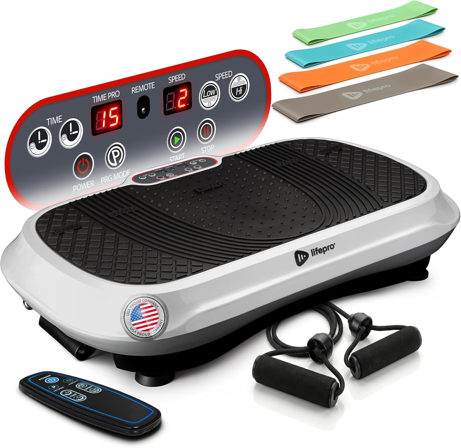 Lifepro Waver Vibration Plate Exercise Machine for Lymphatic Drainage, Muscle Activation, Full-Bo... | Amazon (US)