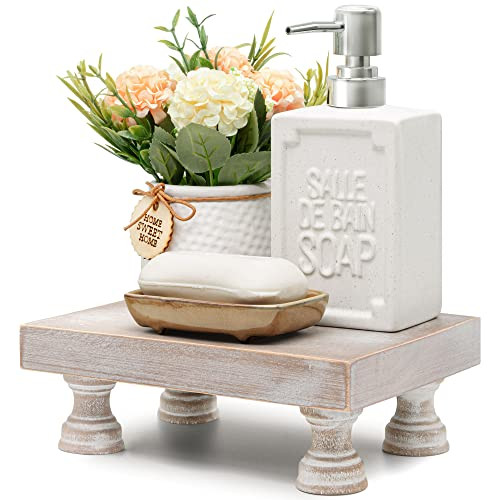 EOSAHR Farmhouse Riser for Room Decor : Decorative Pedestal Stand For Display Your Home Decoratio... | Amazon (US)
