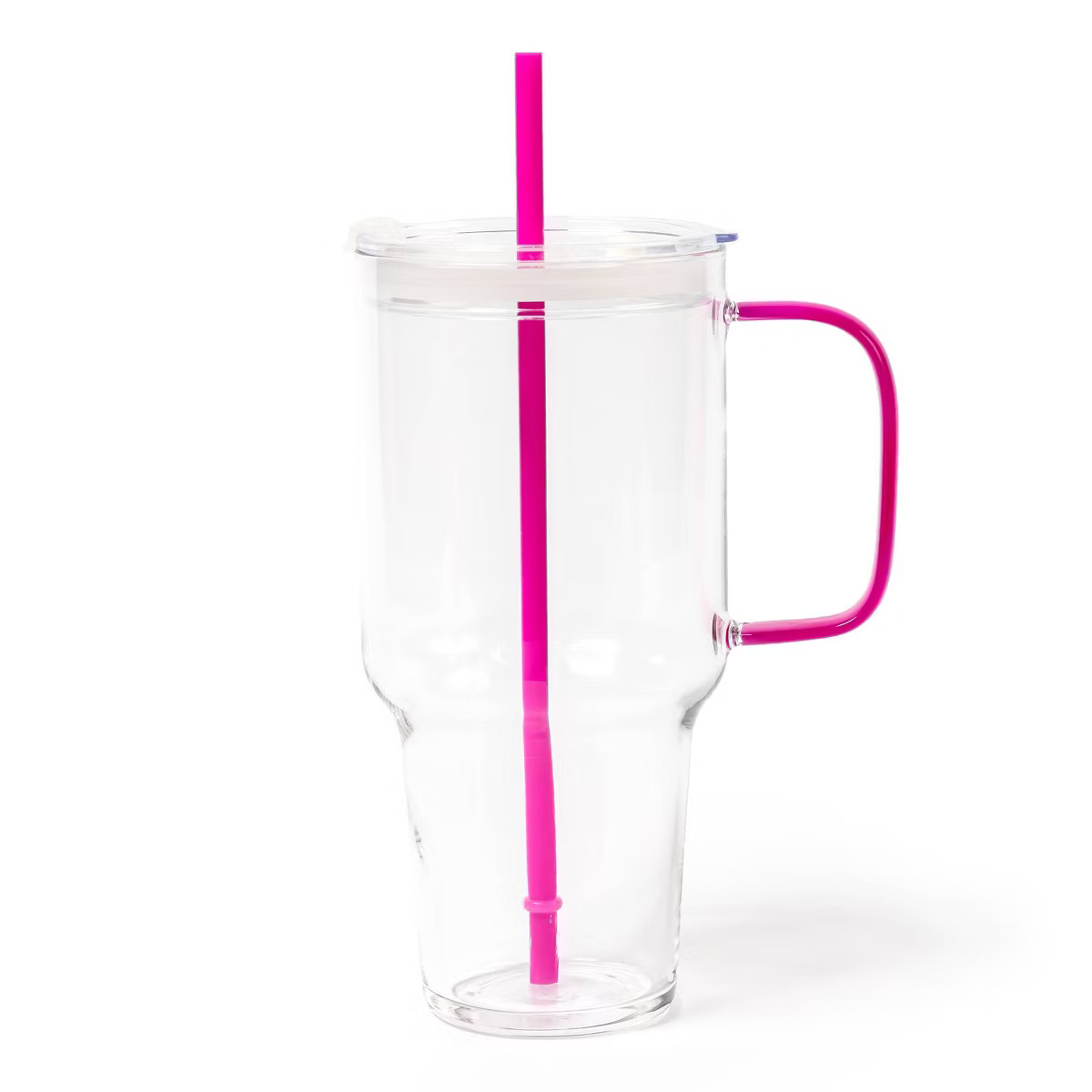 32oz Glass Tumbler Pink - Bullseye's Playground™ | Target