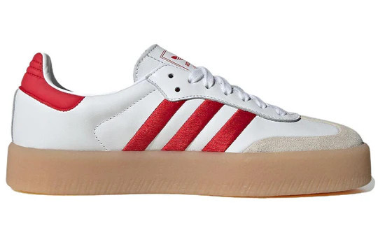 (WMNS) adidas Sambae 'White Better Scarlet Gum' ID0438 | KICKS CREW