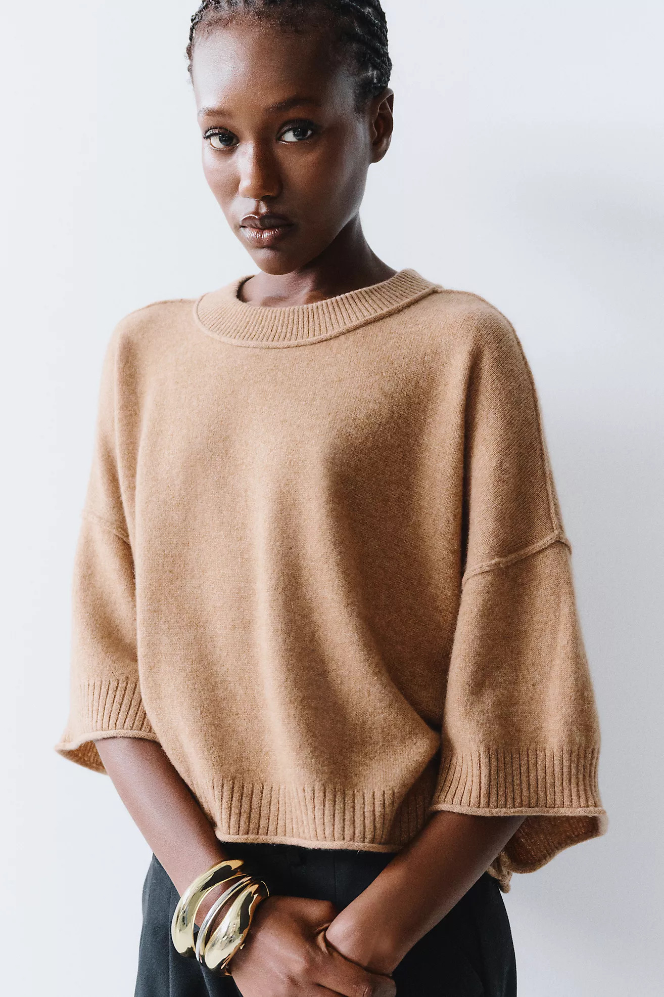 By Anthropologie Goldie 100% Cashmere Sweater | Anthropologie (US)