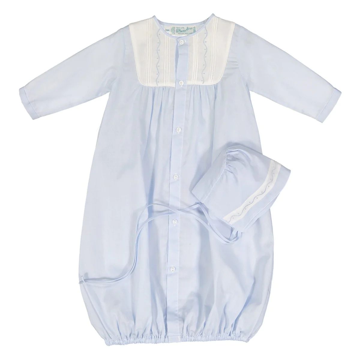 Boys Pleated Yoke Take Me Home Gown | Grace and James Kids