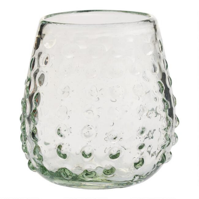 Rivera Recycled Stemless Wine Glass | World Market