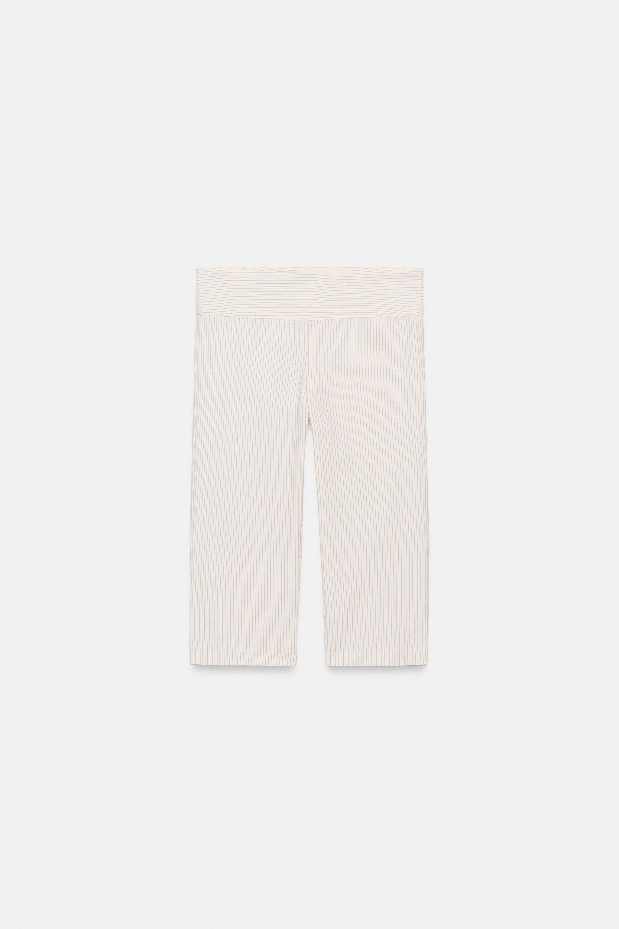 STRIPED CAPRI PANTS | Zara US
