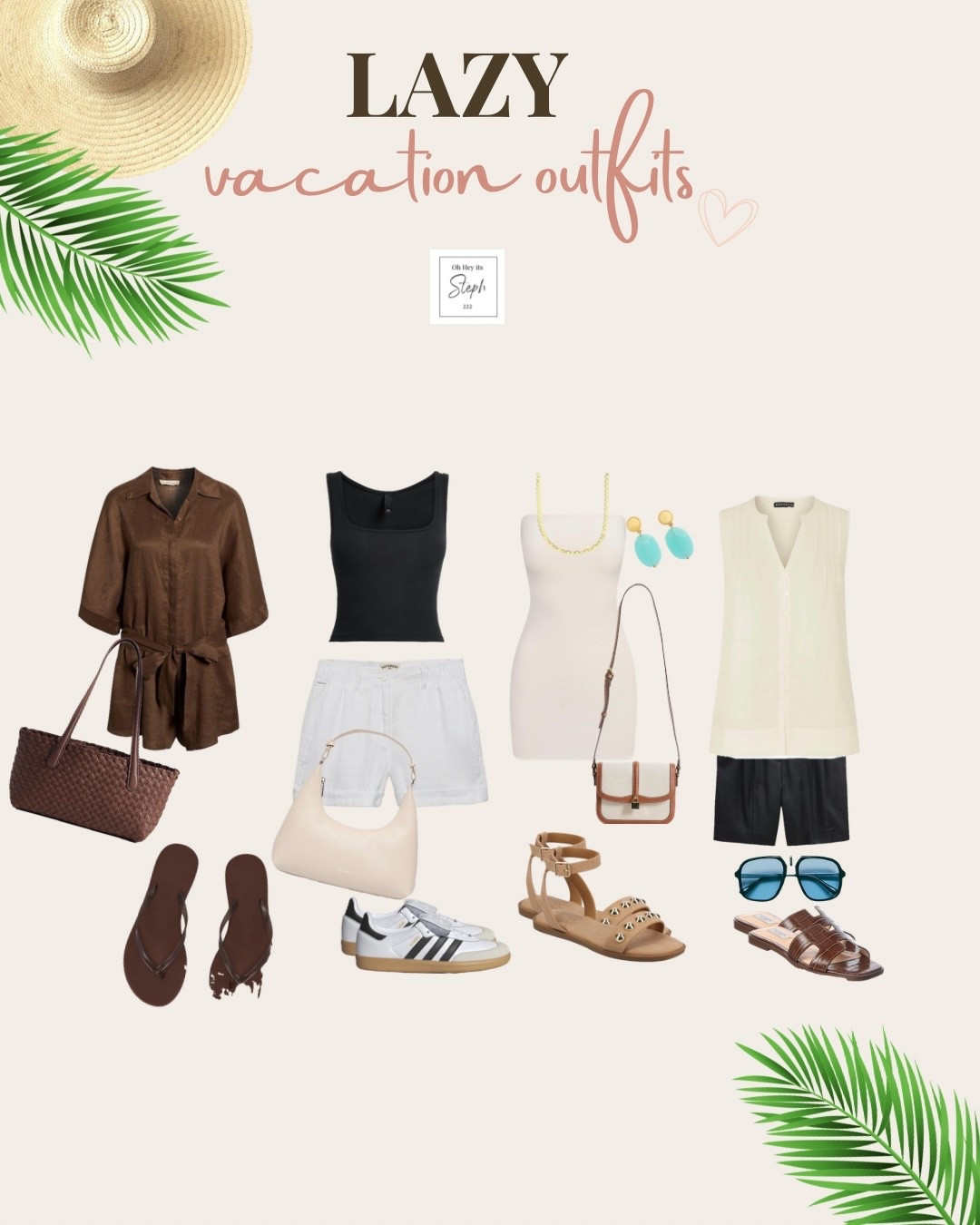Lazy vacation outfits are the best vacation outfits ✈️🌴

These are the looks I reach for when I want to look put together without spending half my trip changing clothes.

☀️ Beach days
☕ Coffee runs
🌊 Exploring new places
🍹 Dinner with a view

Simple pieces, comfortable shoes, and outfits that work from morning to night.

#LTKootd #LTKSeasonal #LTKTravel