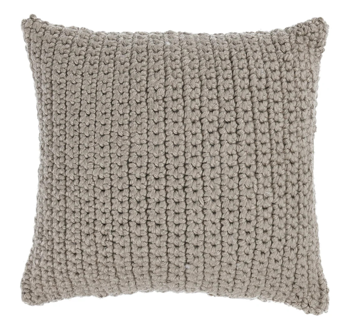 Outdoor Light Grey Day Handwoven Pillow - Set of Two | Mintly Home