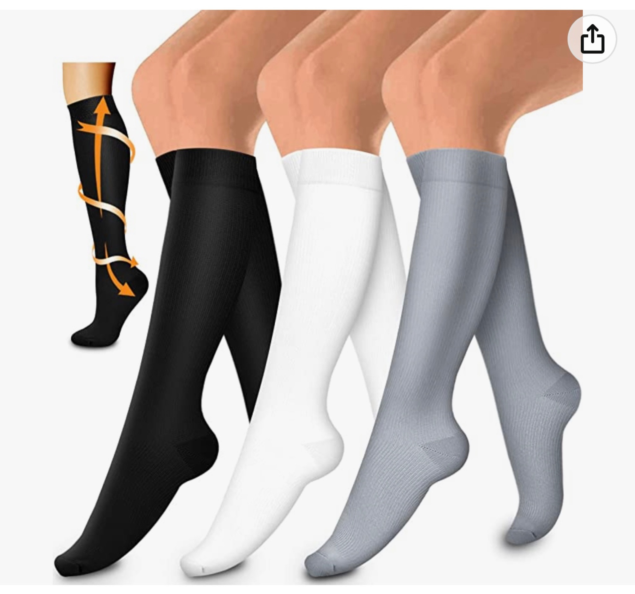 Compression socks for travel 

#LTKtravel #LTKunder50