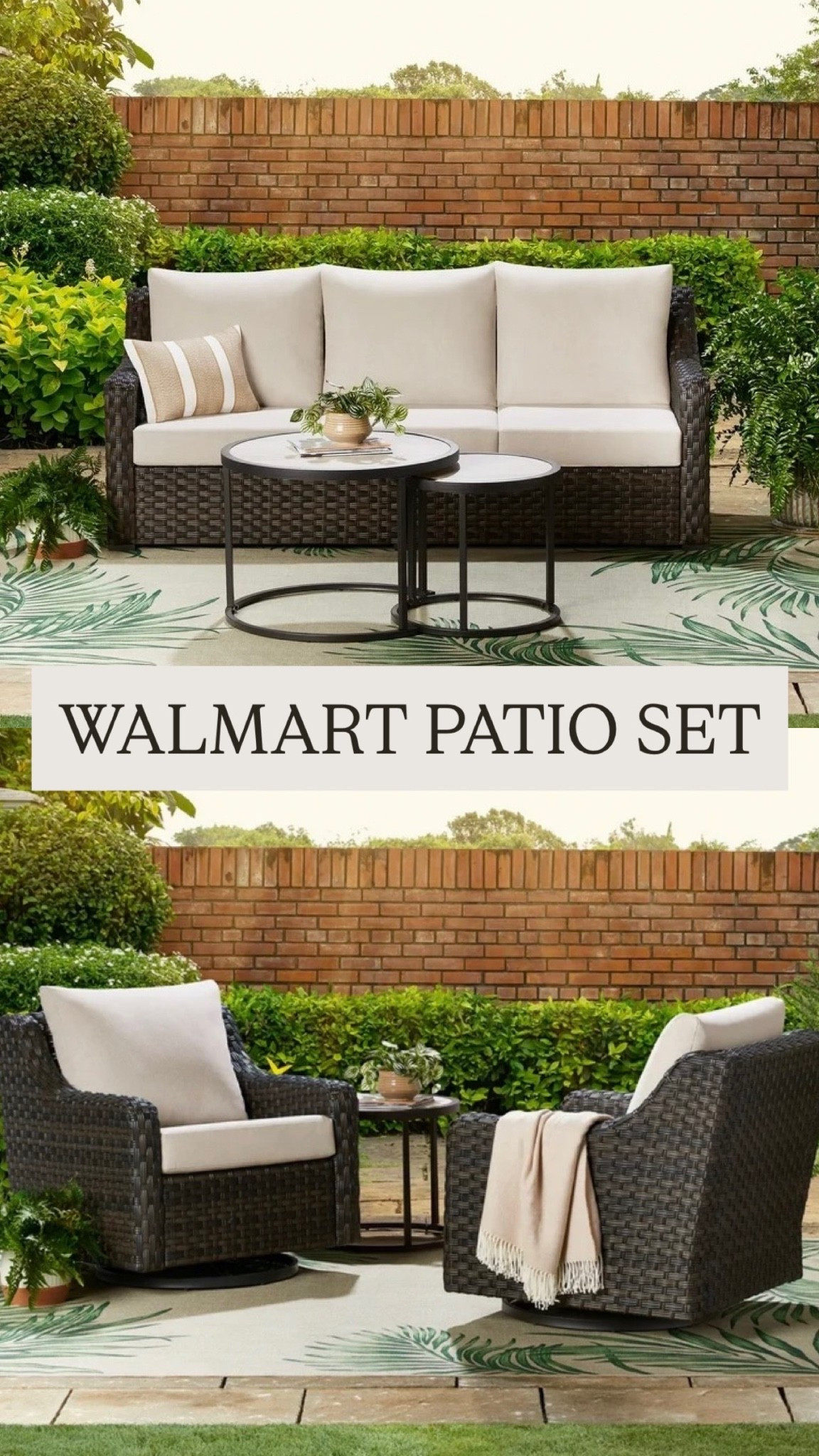 We have this set in the lighter natural color and love it soooo much! Going on 4 years and it’s still in amazing condition. The chairs swivel and the whole set is so comfy and great quality! 

Patio furniture/ outdoor home decor / patio set / porch

#LTKSeasonal #LTKHome