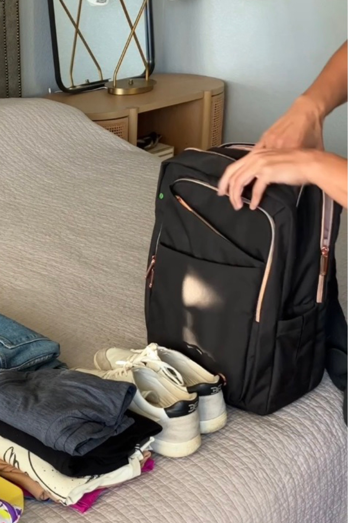 My only laptop backpack and free personal item (not carry-on) on frontier flights! I love this bag for all the compartments. I travel with it and use it to work from the coffee shop! 

#LTKworkwear #LTKxPrime #LTKsalealert