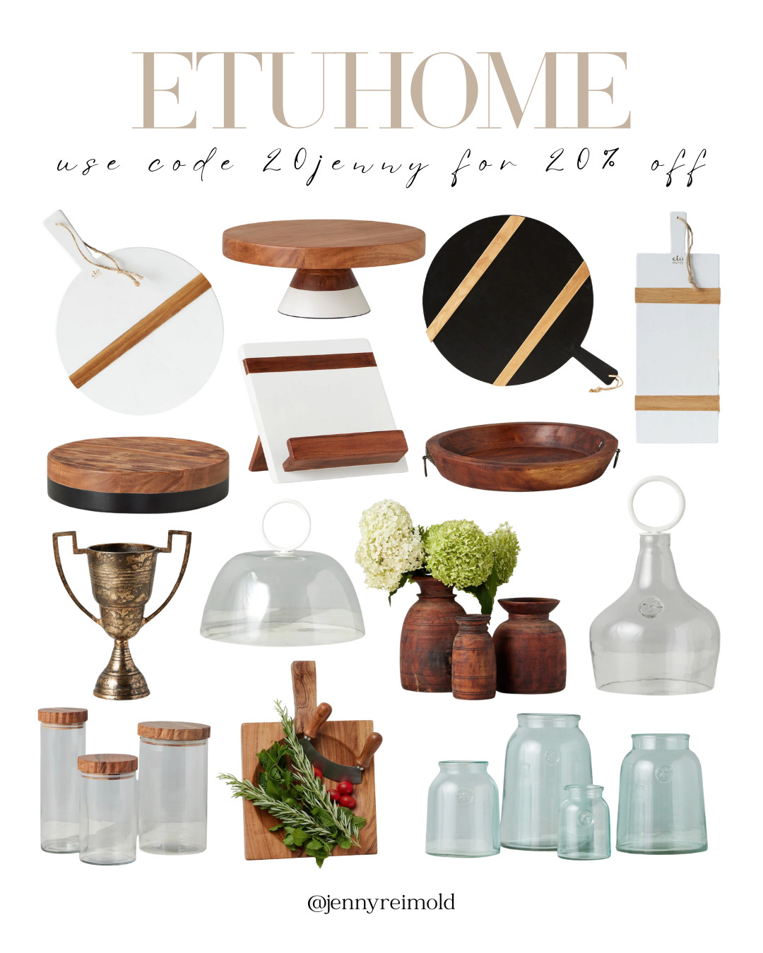 Get 20% off at EtuHome with my code 20jenny! Love all these kitchen pieces for fall. 

 

#LTKHome #LTKFindsUnder100