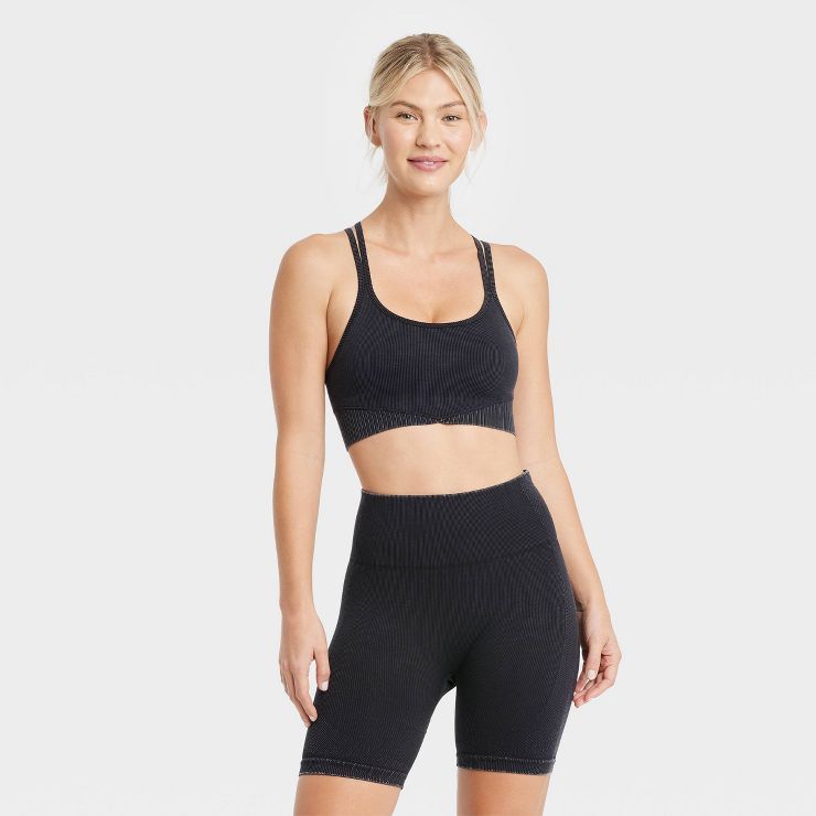 Women's Ribbed Seamless Bra - JoyLab™ | Target