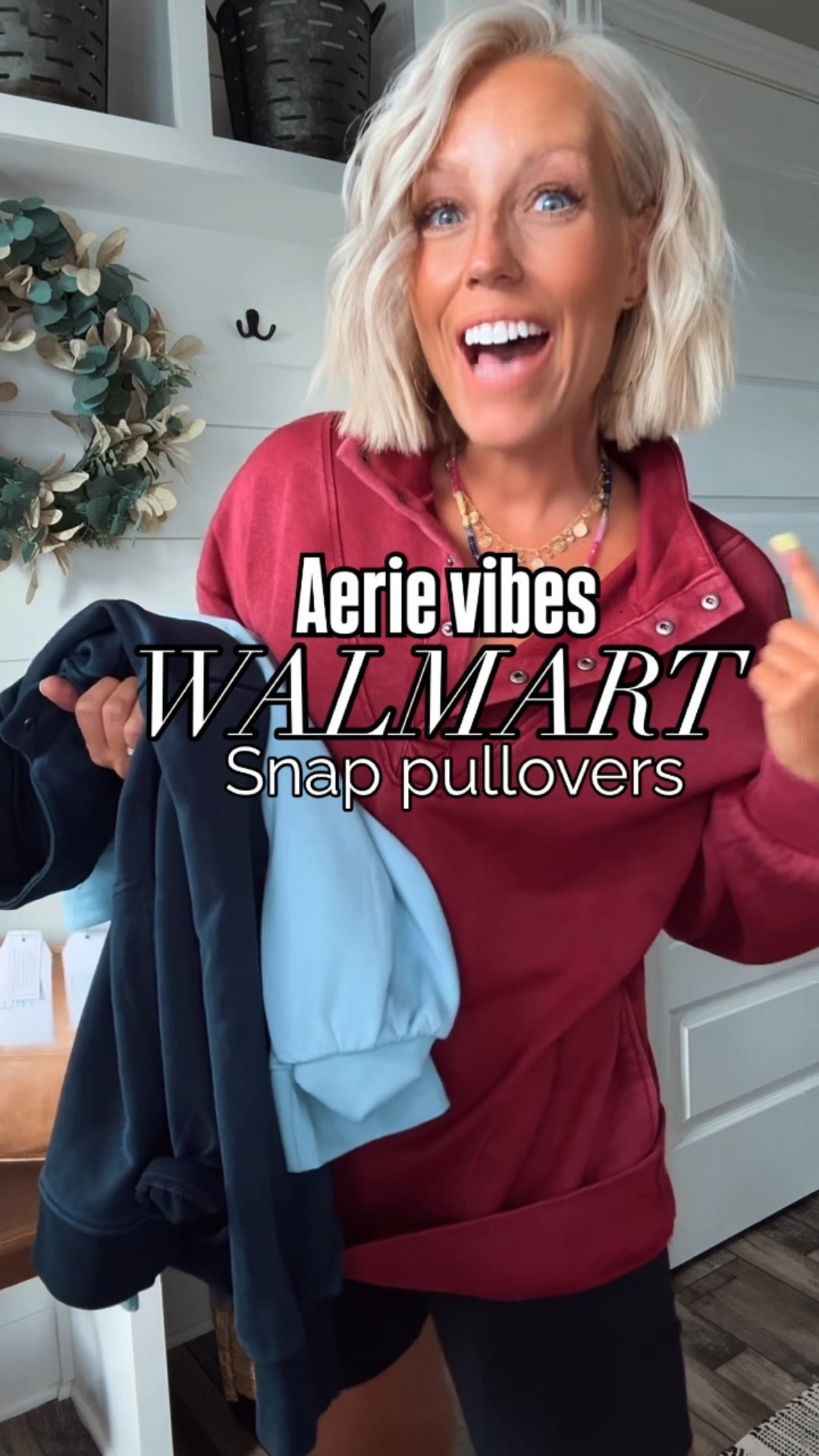 This was one of my absolutely favorite @walmart tops from last year and I’m so glad it’s back!!!! I love the material and snaps! I cannot believe these details and only $17.98!!!
⬇️⬇️⬇️
Pullover sized up 2 sizes to a large for an oversized fit!
Shorts size medium

#LTKStyleTip #LTKSeasonal #LTKFindsUnder50