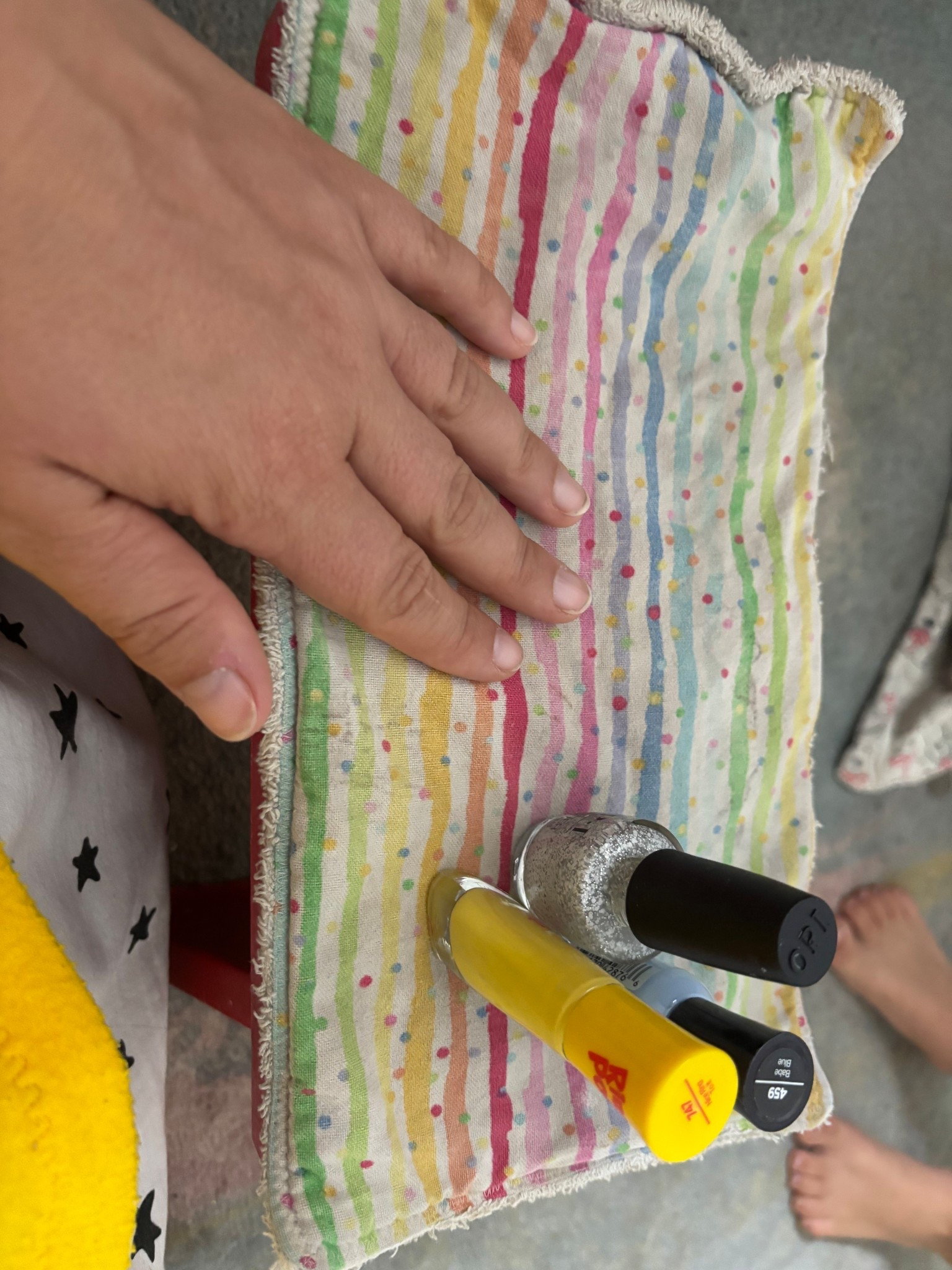 Weekend mom/parent things…

Letting your kid(s) paint your nails. 

And add nail art… 
Pro tip… just let it happen. The polish on your skin will scrub off once dry 🤷🏼‍♀️ 

#LTKBeauty #LTKKids #LTKFamily