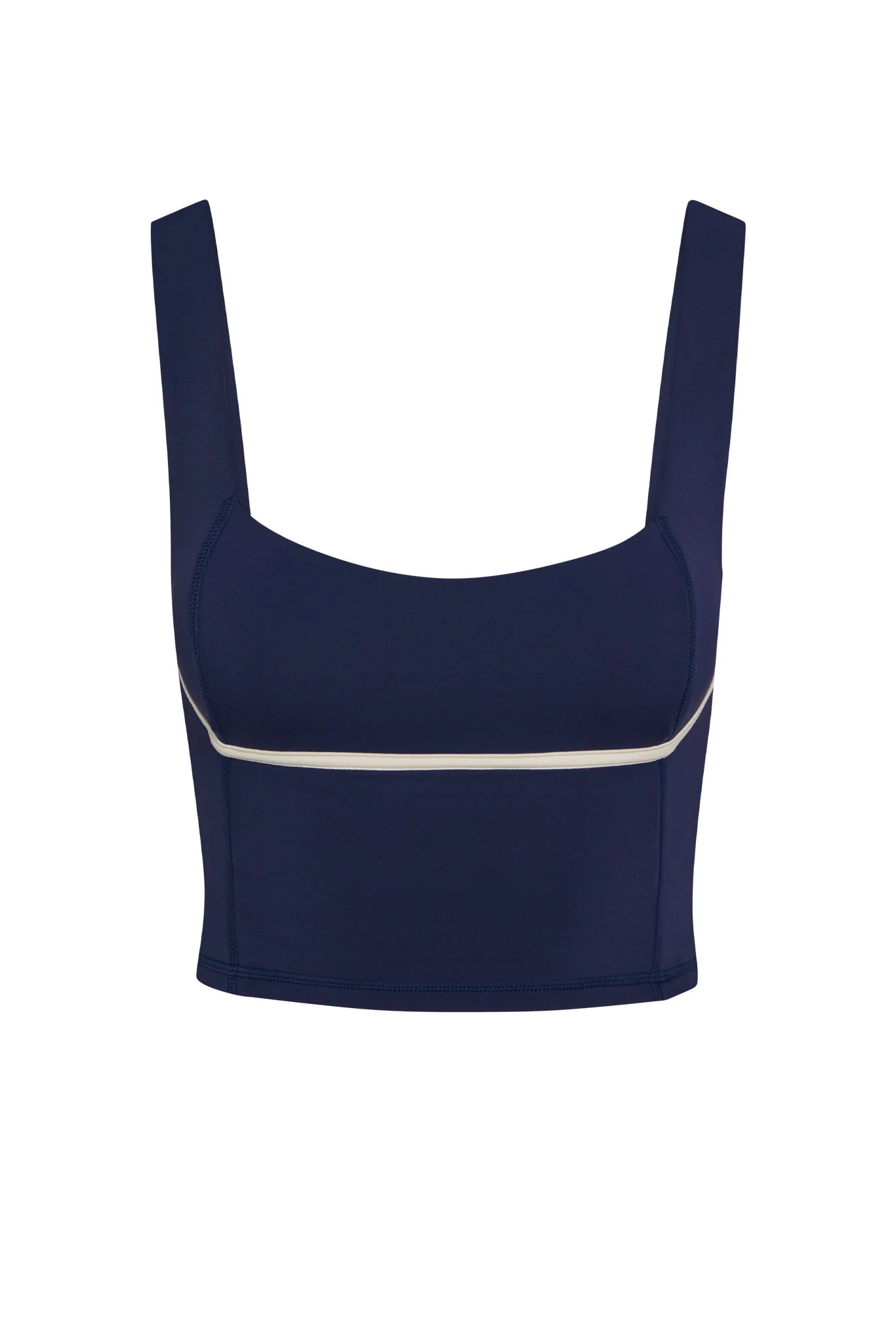 Zion Tank - Midnight/Ivory Jersey | Monday Swimwear