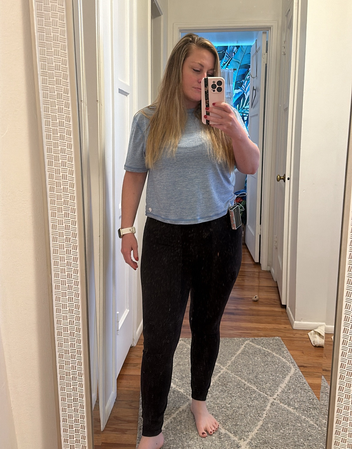 Crop shirts for the win with insulin pumps.

#LTKActive