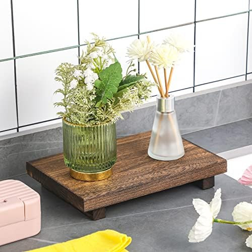 Wood Riser Tray Soap, Stand Soap Tray for Kitchen Sink, Wood Pedestal for Kitchen Counter Sink St... | Amazon (US)