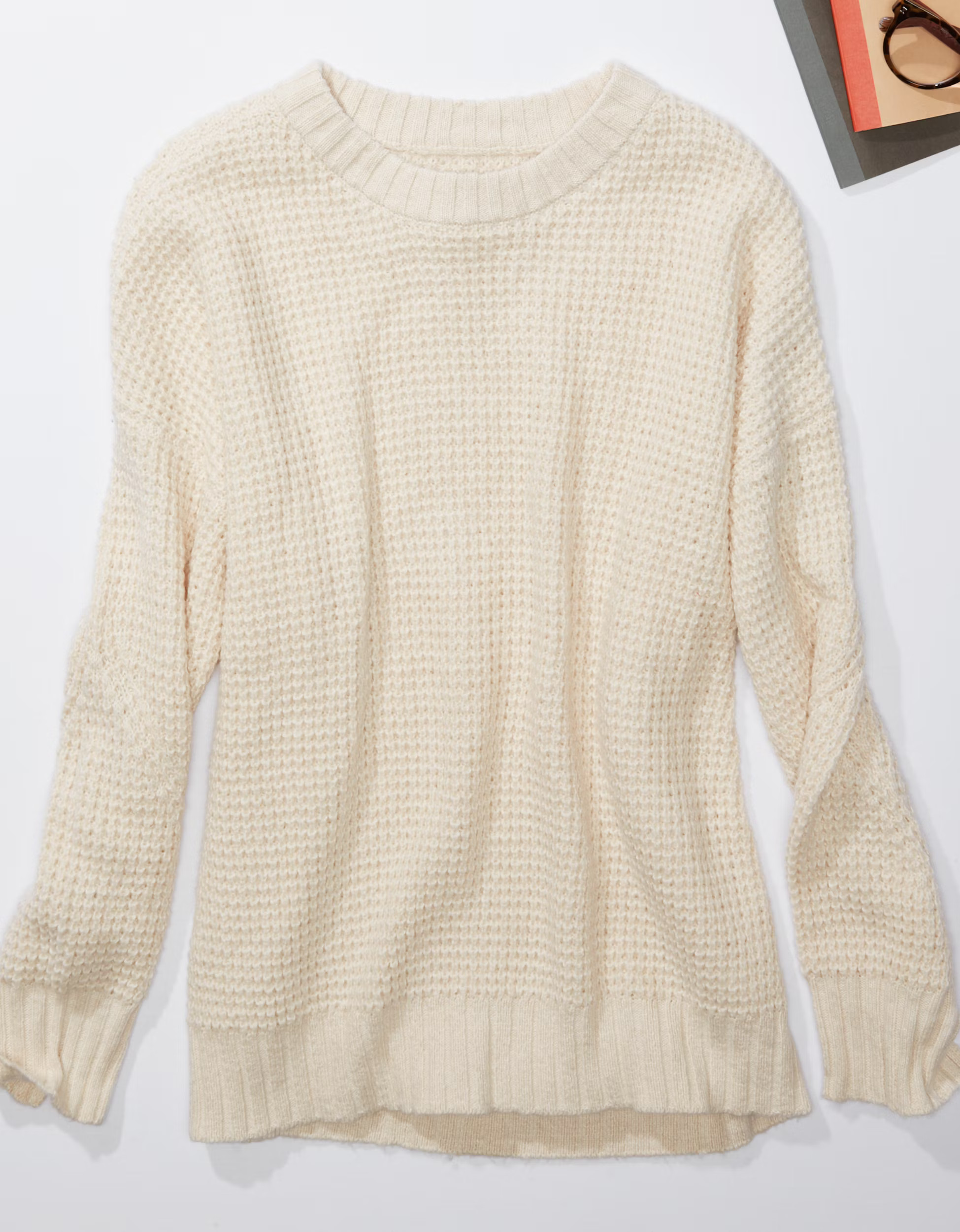 AE Oversized Waffle Knit Sweater | American Eagle Outfitters (US & CA)