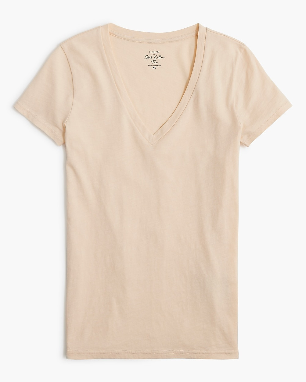 Short-sleeve vintage cotton V-neck tee | J.Crew Factory