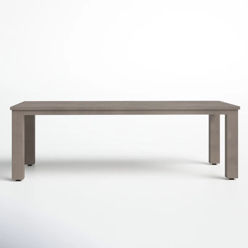 Pascaline 90'' Aluminum Outdoor Dining Table | Wayfair North America
