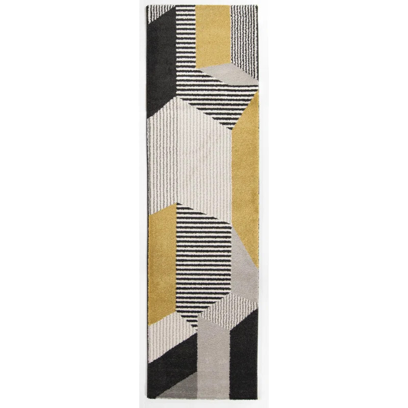 Aljaquan Abstract Yellow Area Rug | Wayfair North America