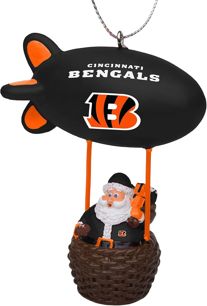 foco NFL Santa Blimp Hanging Tree Holiday Ornament | Amazon (US)