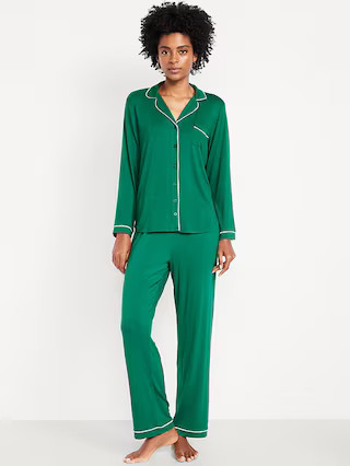 Sunday Sleep Knit Jersey Pant Set | Old Navy (US)