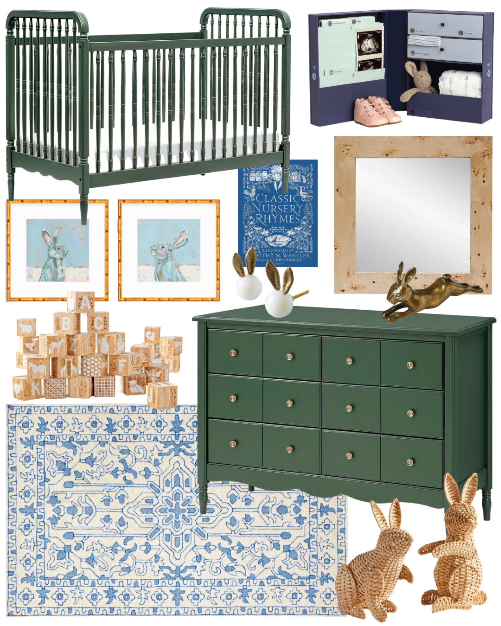 Boys nursery nursery inspiration nursery in inspo Pointe orrrr Sri boy room, blue and green blue and white Burlwood dark green grandmillennial Home classic home traditional home classic style, new mom, baby shower

#LTKbump #LTKbaby #LTKhome