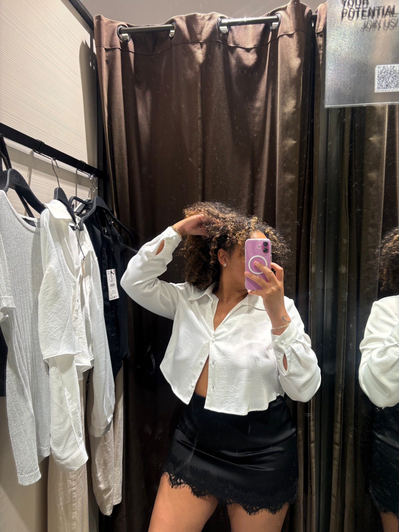 I swear I have the best try on sesh in Zara ! 