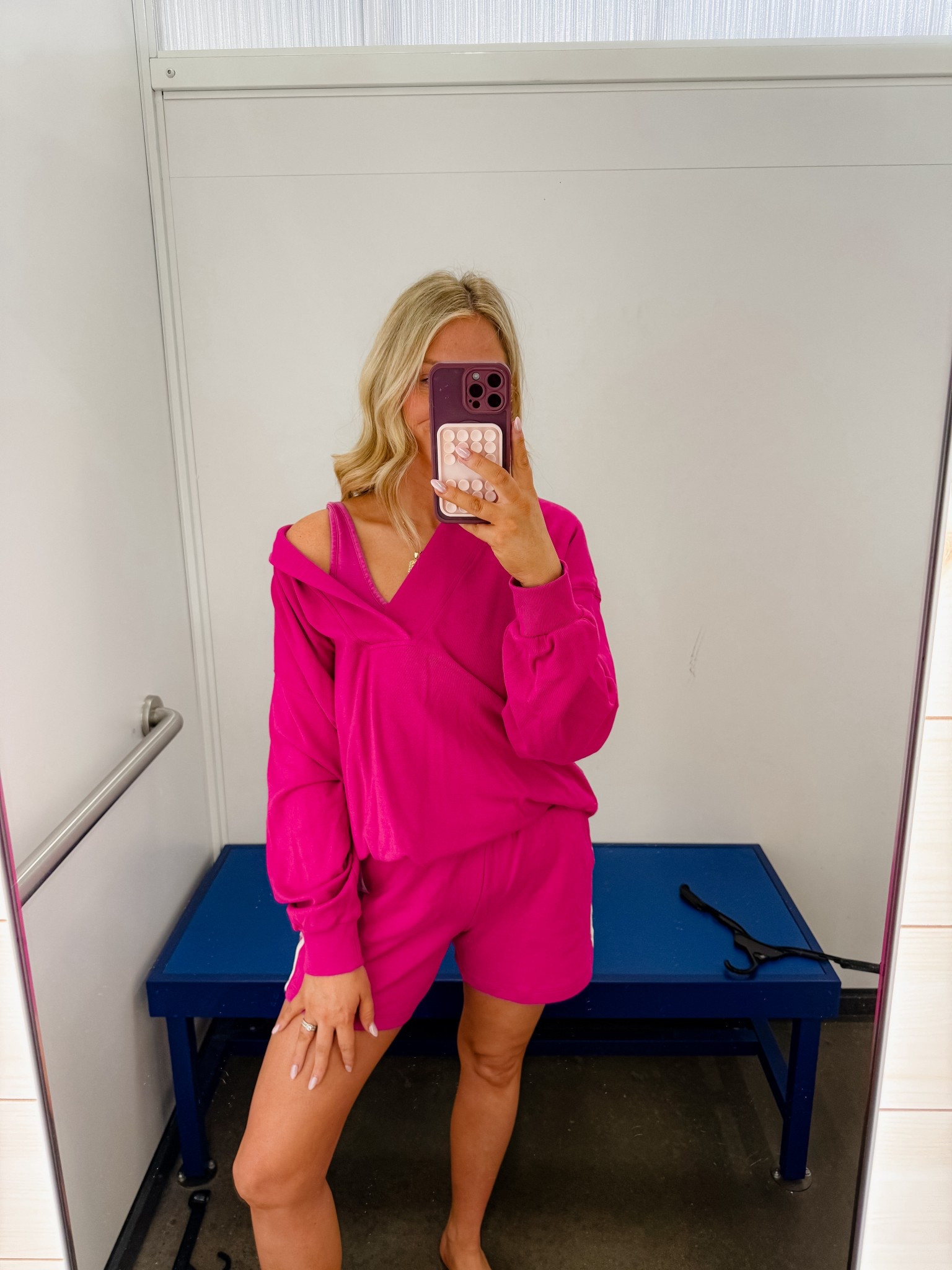 Dragon fruit set from Old Navy 50% off!! Wearing a small in top and bottom 