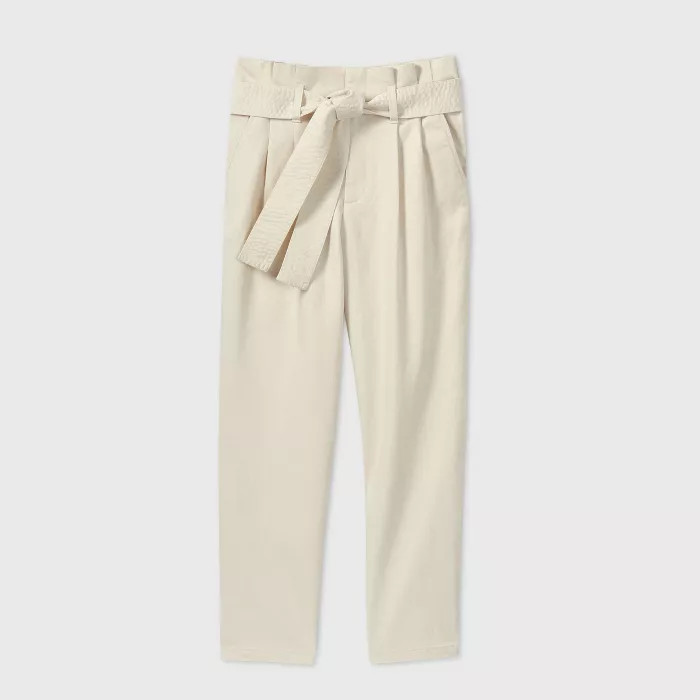Women's Tie Waist Paperbag Pants - A New Day™ | Target