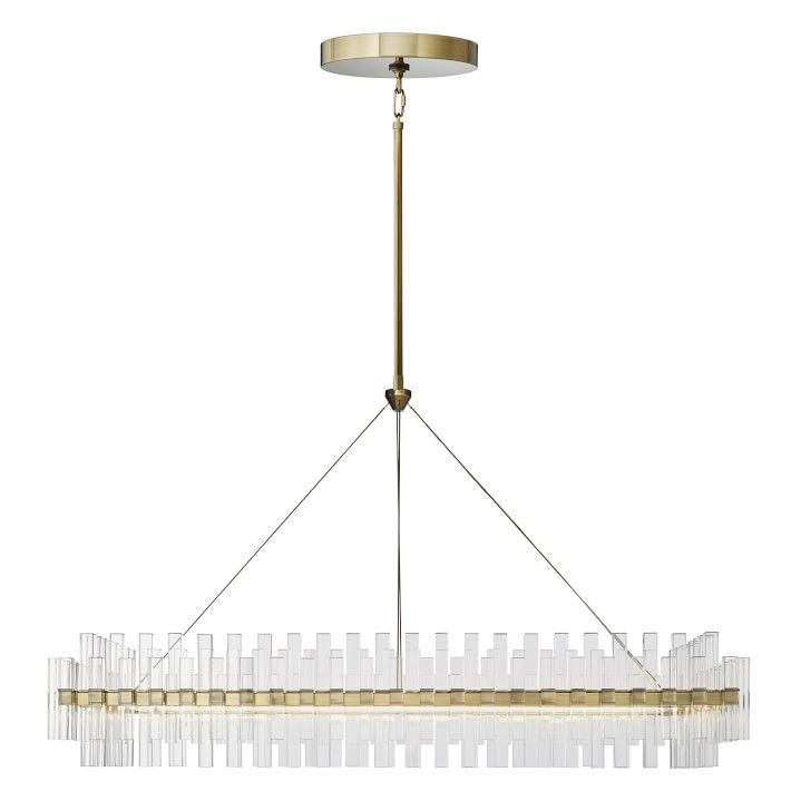 Phoebe Linear LED Crystal Chandelier | Williams-Sonoma