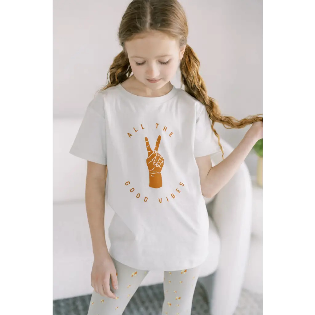All the Good Vibes Kid's Graphic T-Shirt | Hello Bluebyrd