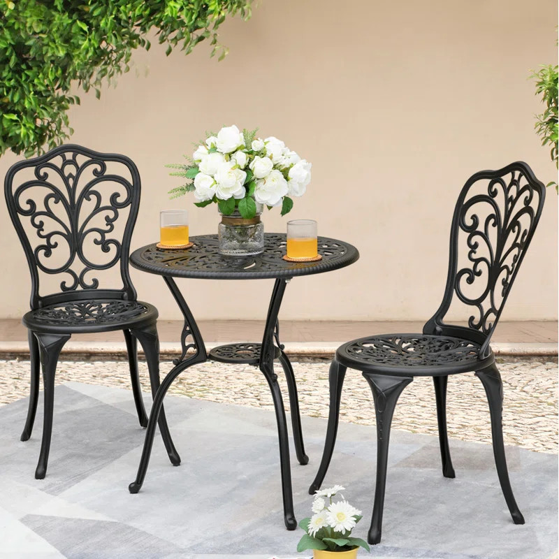 Hopwood 2 - Person Aluminum Bistro Set | Wayfair North America