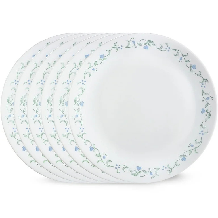 Corelle Country Cottage 10.25" Glass Dinner Plate (Set of 6) | Walmart (US)