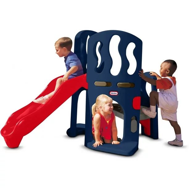 Little Tikes Hide & Slide Climber, Blue & Red - Climbing Toy and Slide for Kids Ages 2 to 6 - Wal... | Walmart (US)
