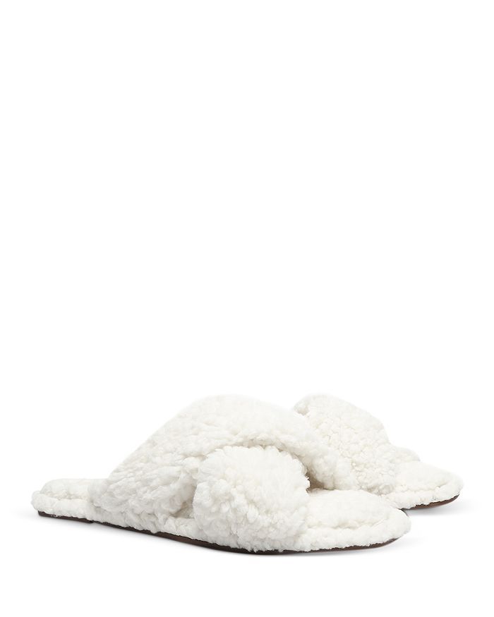 Women's Dynora Faux Fur Slide Slippers | Bloomingdale's (US)