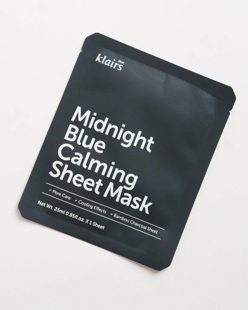 Midnight Blue Calming Sheet Mask | Soko Glam