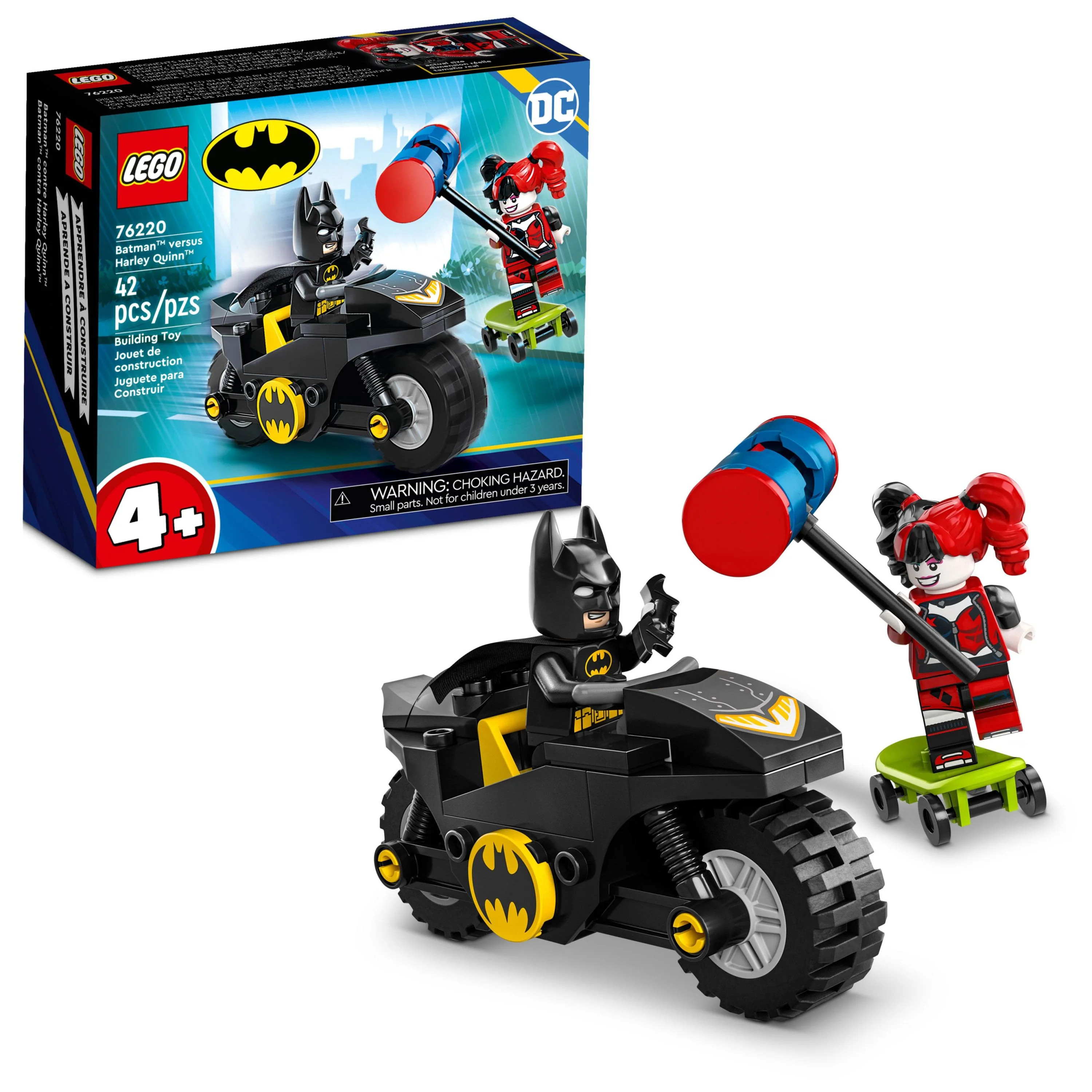 LEGO DC Batman versus Harley Quinn 76220 Building Kit; Action Figure Toy; Gift for Kids Aged 4+ | Walmart (US)
