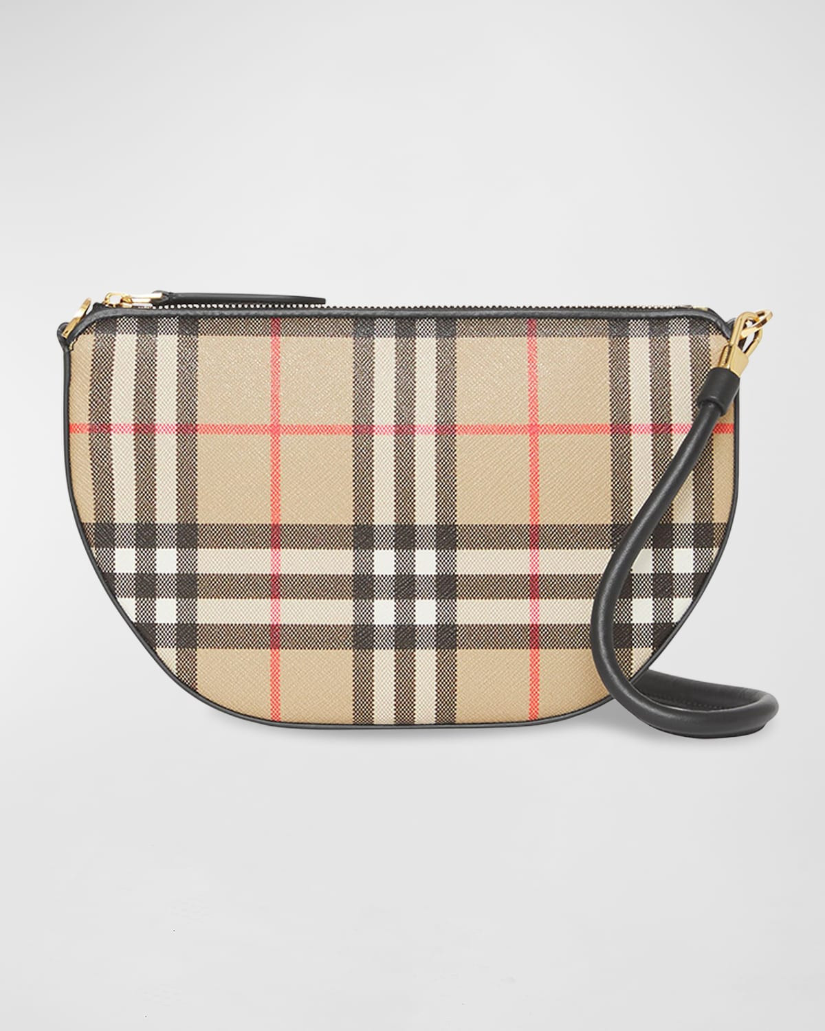 Olympia Vintage Check Pouch Shoulder Bag | Neiman Marcus