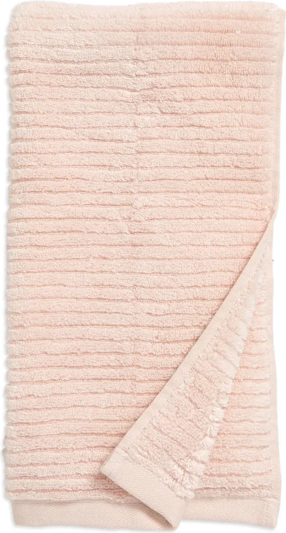 Hydro Ribbed Organic Cotton Blend Hand Towel | Nordstrom